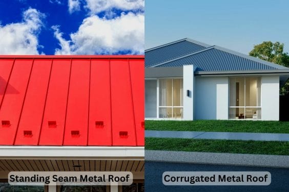Standing Seam Metal Roof Vs Corrugated  Roof 