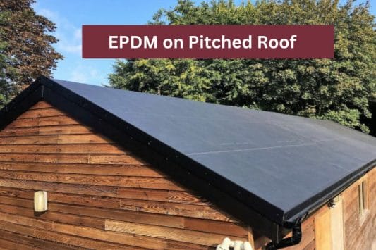 EPDM on Pitched Roof